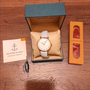 Kapten and son watch